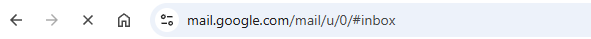 Gdzie jest poczta Gmail — adres mail.google.com w pasku przeglądarki
