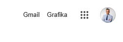 Gdzie jest poczta Gmail — link Gmail w prawym górnym rogu strony Google