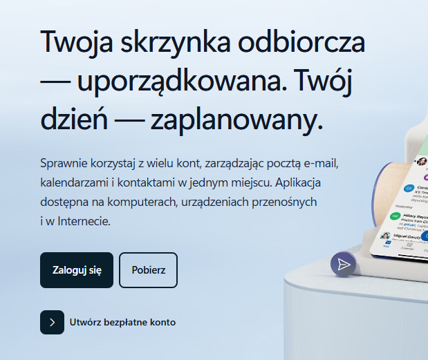Strona główna logowania do poczty Outlook