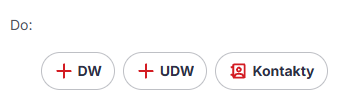 Gdzie włączyć pole UDW w Poczcie WP Poczta WP – przyciski dodawania odbiorców DW i UDW podczas tworzenia wiadomości